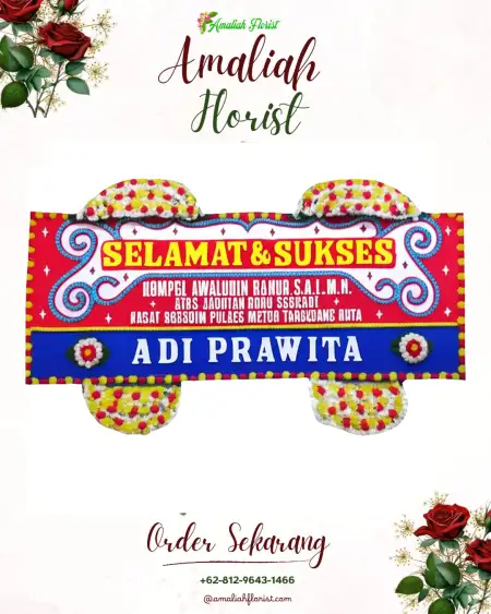 Papan Bunga Ucapan Selamat Kiduldalem